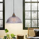 Monroe - Industrial Clear Ribbed Glass Pendant Light