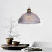 Monroe - Industrial Clear Ribbed Glass Pendant Light