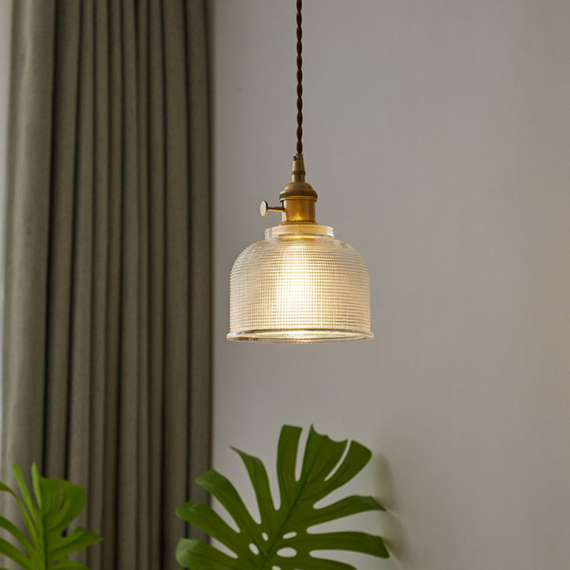 Raegan Bell Jar Pendant - Clear Glass Light For Dining Rooms