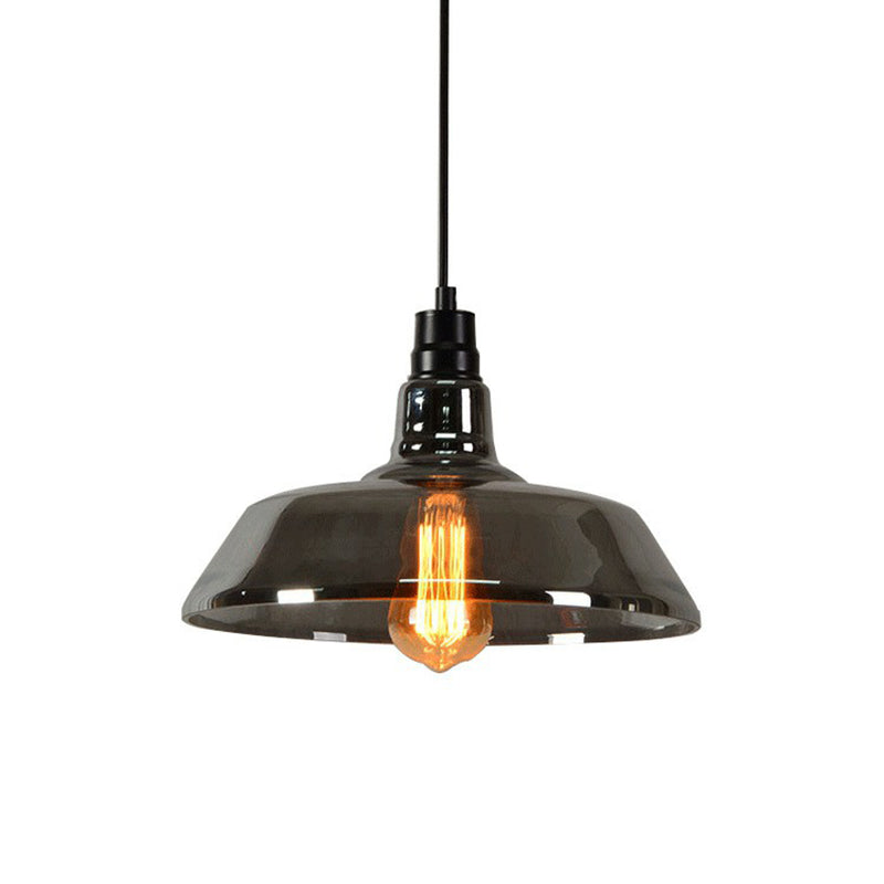 Madison Industrial Pendant: Vintage Charm In Multiple Colors (Clear Amber