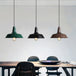 Industrial Iron Pendant Light (1 - Light) - Choose Your Size And Finish