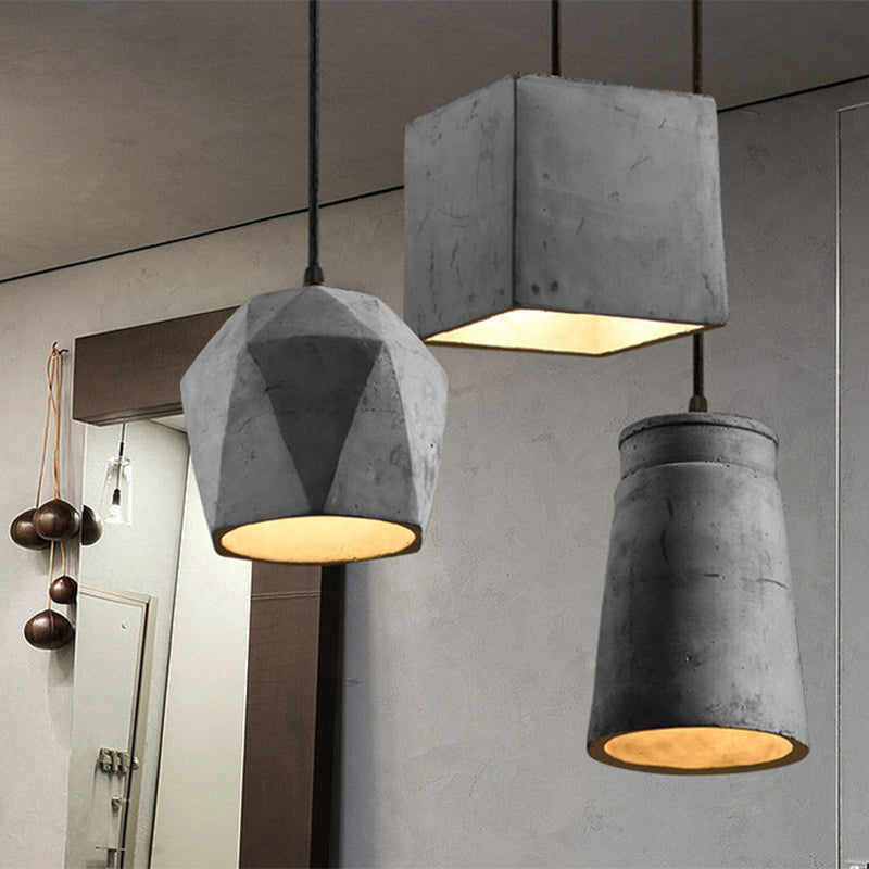 Natalia Modern Grey Horn Pendant Light