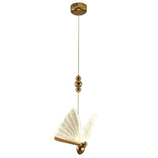 Art Deco Led Pendant Light - Butterfly Design For Bedroom Ambiance Lighting