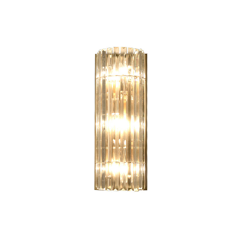 Ariana’s Golden Embrace: Sparkling Elegance Meets Modern Functionality Wall Light