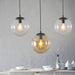 Modern Glass Orb Pendant: Stylish Lighting For Restaurants