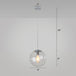 Modern Glass Orb Pendant: Stylish Lighting For Restaurants Clear / 8’