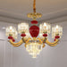 Astoria’s Prismatic Chandelier: Modern Elegance With Vintage Charm (Multiple Colors Sizes) 6 /