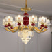 Astoria’s Prismatic Chandelier: Modern Elegance With Vintage Charm (Multiple Colors Sizes) 10 /