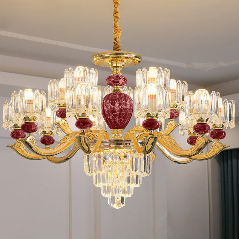 Astoria’s Prismatic Chandelier: Modern Elegance With Vintage Charm (Multiple Colors Sizes) 15 /