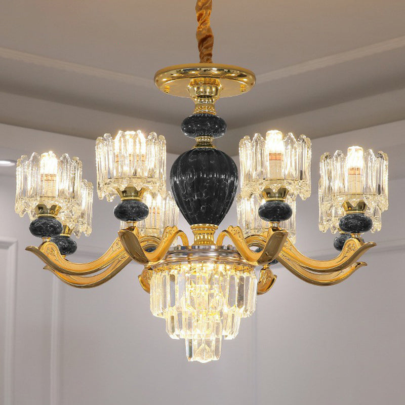 Astoria’s Prismatic Chandelier: Modern Elegance With Vintage Charm (Multiple Colors Sizes) 8 /