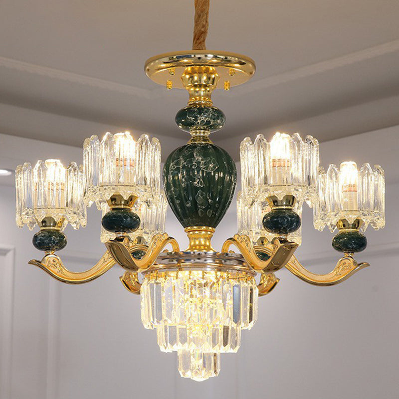 Astoria’s Prismatic Chandelier: Modern Elegance With Vintage Charm (Multiple Colors Sizes) 6 /