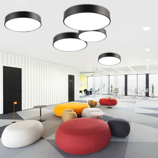 Arianna Modern Flush Mount - Bright & Efficient Led Light For Offices Ceiling