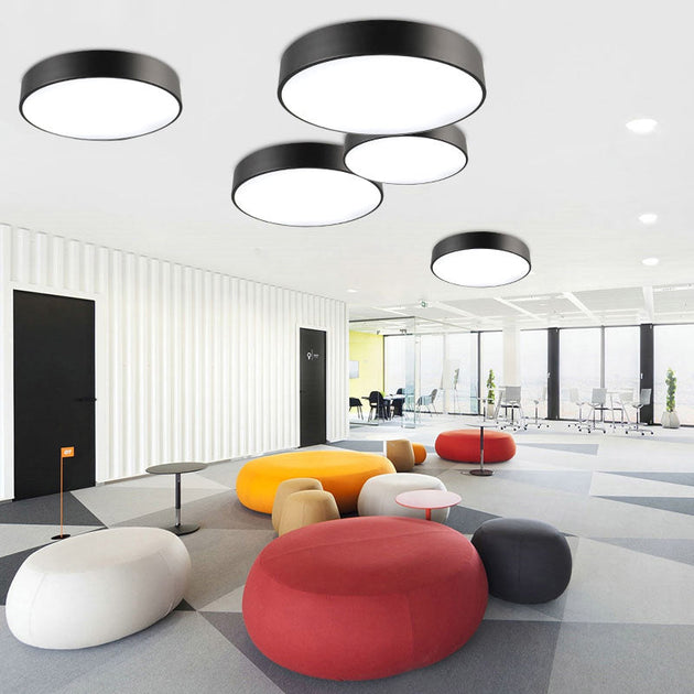 Arianna Modern Flush Mount - Bright & Efficient Led Light For Offices Ceiling