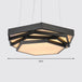 Fiona Elegance Meets Geometric Brilliance: The Hexagonal Led Chandelier Black / Warm