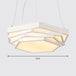 Fiona Elegance Meets Geometric Brilliance: The Hexagonal Led Chandelier White / Warm