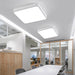 Starburst: Geometric Led Ceiling Light - Contemporary Office Fixture Acrylic Flush Mount