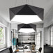 Anya’s Modern Black Pentagon Led Chandelier Pendant Lighting