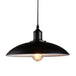 Industrial Edge Meets Modern Versatility: Black Metal Dome Pendant Light