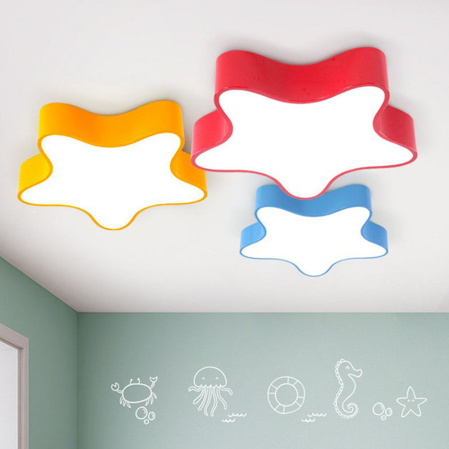 Aurora’s Colorful Starry Night Led Ceiling Light For Kids