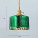 Serene Oasis: Vintage Wave Glass Pendant Lamp For Tranquil Evenings (1 - Light Green)