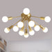 Nova’s Mid - Century Modern Sputnik: A Stellar Addition To Your Living Room 12 / Gold