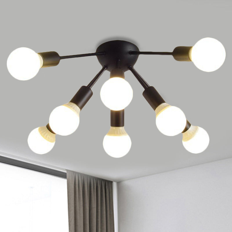 Nova’s Mid - Century Modern Sputnik: A Stellar Addition To Your Living Room 8 / Black