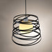 Isabella’s White Glass Dome Pendant Light