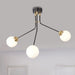 Introducing Nova’s Adjustable Radiance: Modern Black Metal Semi - Flush Ceiling Lamp 3 /