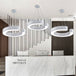 Blake’s Bold C - Curve: Modern Led Pendant Lamp In Black Or White / 16’ Natural Ceiling Light