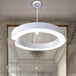 Blake’s Bold C - Curve: Modern Led Pendant Lamp In Black Or White Ceiling Light