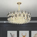 Gabriela Modern Crystal Chandelier - Smoke Grey Tiered Pendant (Multiple Sizes)