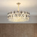 Gabriela Modern Crystal Chandelier - Smoke Grey Tiered Pendant (Multiple Sizes)