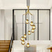 Postmodern Elegance Meets Luxurious Illumination: The Cognac Glass Ball Pendant Light