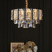 Sparkling Elegance: Clear Beveled Crystal Chandelier