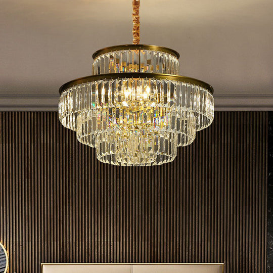 Claire’s Illuminating Crystal Pendant: Modern Elegance For Your Living Room