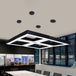 Ethan’s Modern Black Pendant - Adjustable Led Light For Office (Multiple Sizes)