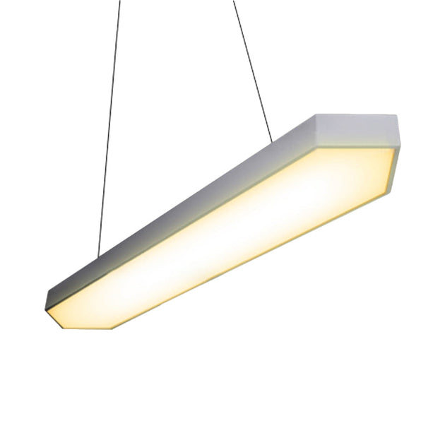 Karla Modern Linear Pendant: Customizable Led Light For Any Space