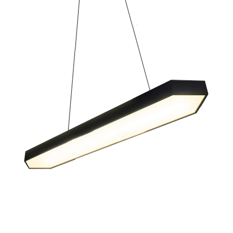 Karla Modern Linear Pendant: Customizable Led Light For Any Space