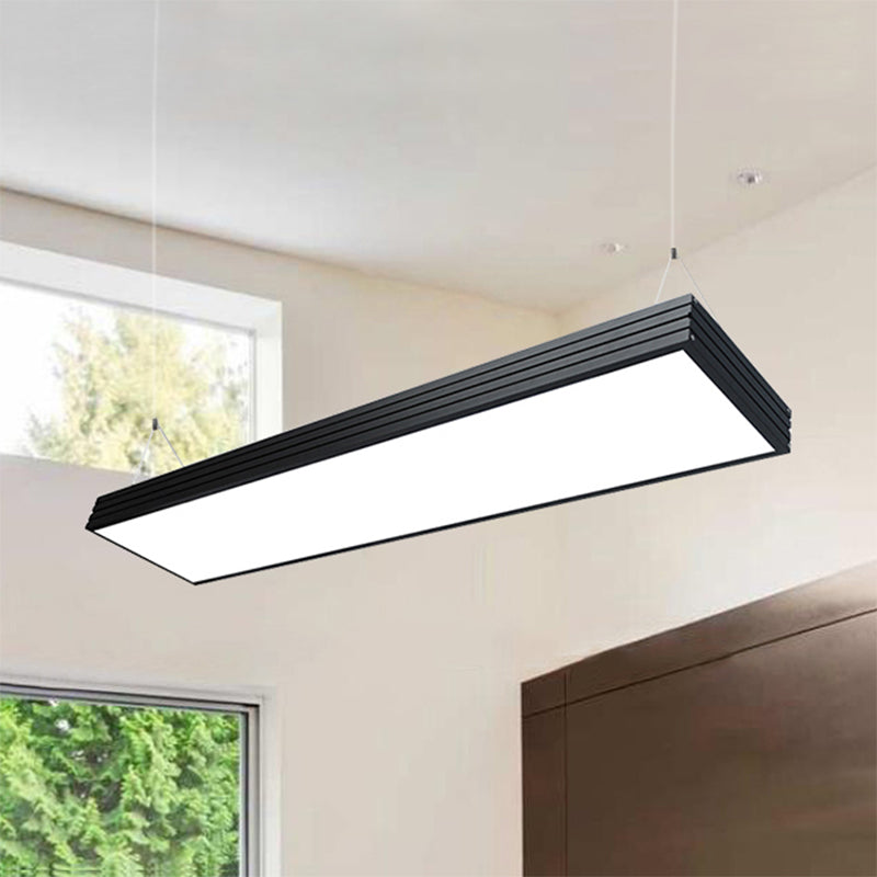 Adelynn Modern Led Pendant Lamp - Sleek Style For Any Space Black / 8’ Lighting