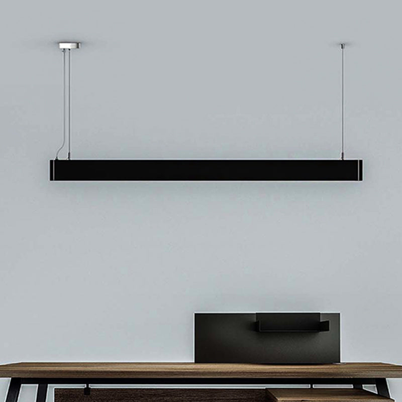 Bailey: Modern Linear Pendant Lamp For A Sleek Touch Black / White Lighting