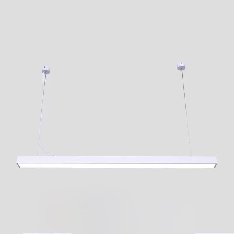 Sleek Acrylic Bar Led Pendant Light White / 23.5’