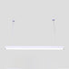 Sleek Acrylic Bar Led Pendant Light White / 23.5’