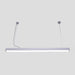 Sleek Acrylic Bar Led Pendant Light Silver / 23.5’