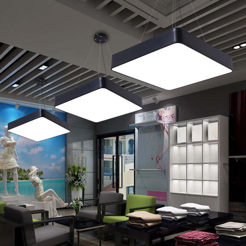 Oscar’s Modern Square Led Pendant Light: Efficient Illumination For Commercial Spaces