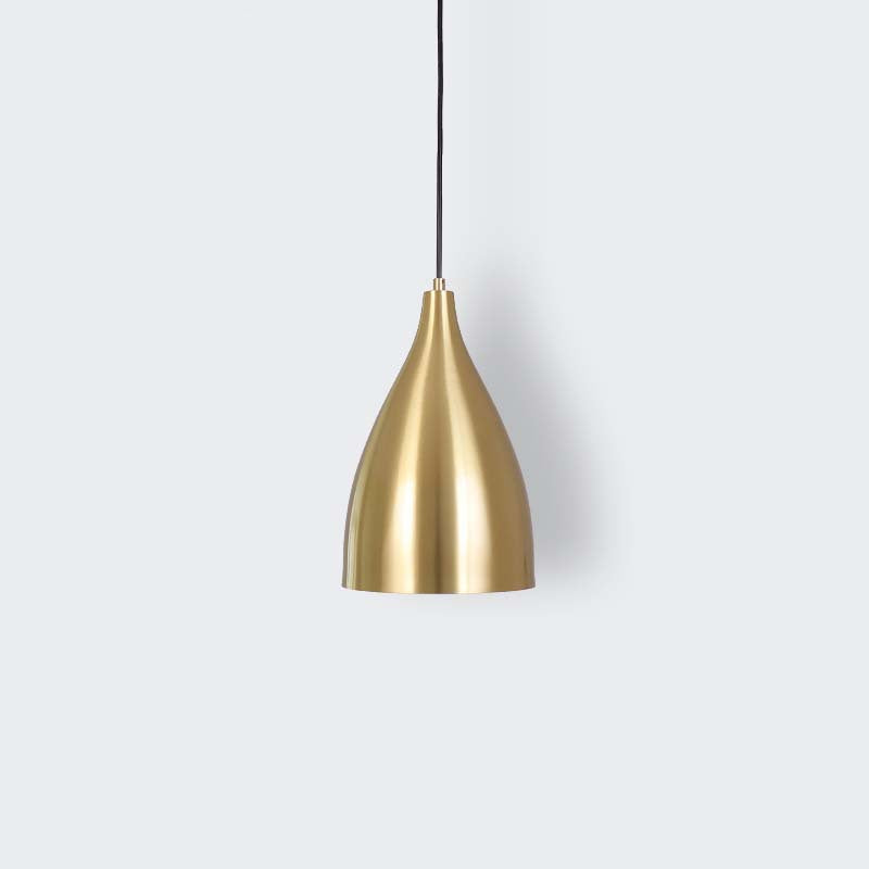 Brooklynn Elegance Meets Dazzling Illumination: The Gold Plated Metal Bullet Pendant Lamp