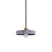 Daniela Modern Terrazzo Pendant - Adjustable Hanging Light With Rotary Switch Blue / 8’