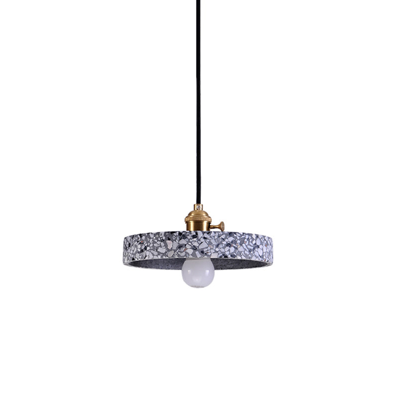 Daniela Modern Terrazzo Pendant - Adjustable Hanging Light With Rotary Switch