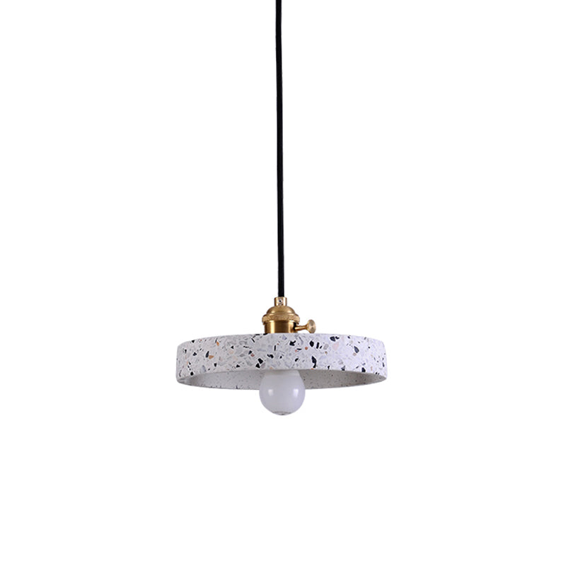 Daniela Modern Terrazzo Pendant - Adjustable Hanging Light With Rotary Switch