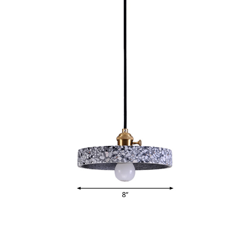 Daniela Modern Terrazzo Pendant - Adjustable Hanging Light With Rotary Switch