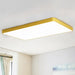 Brighten Your Space With Fun And Color: The Macaron Rectangular Flush Mount Ceiling Light